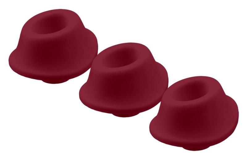 3 Stk. Bordeaux Tilbehør til Womanizer Premium 2 & Classic 2