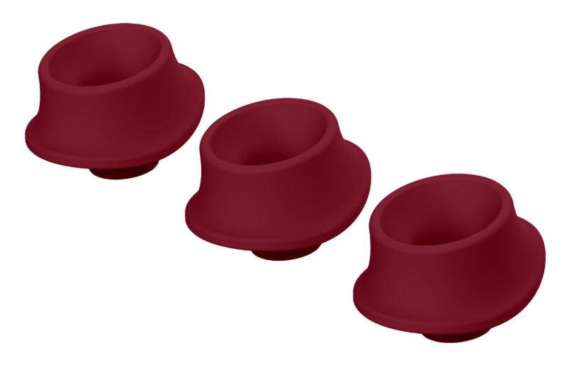 3 Stk. Bordeaux Tilbehør til Womanizer Premium 2