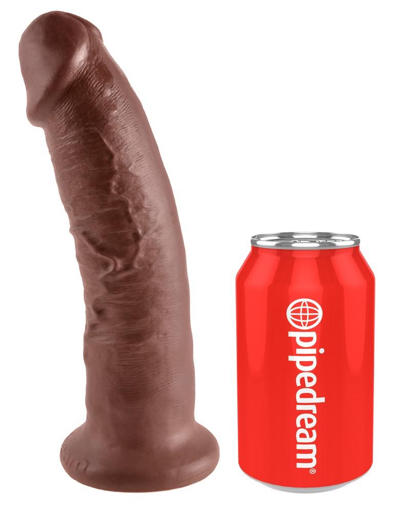 9" Realistisk Dildo fra King Cock - Håndfri Nydelse
