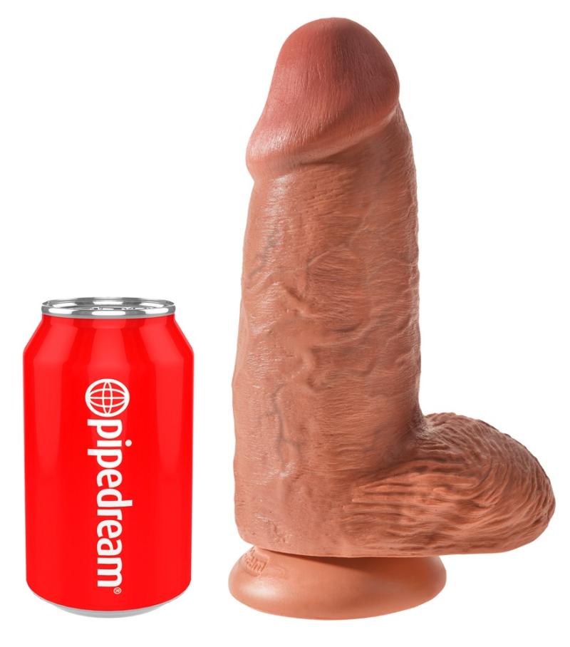 Chubby Dildo fra King Cock - Håndfri Fornøjelse!