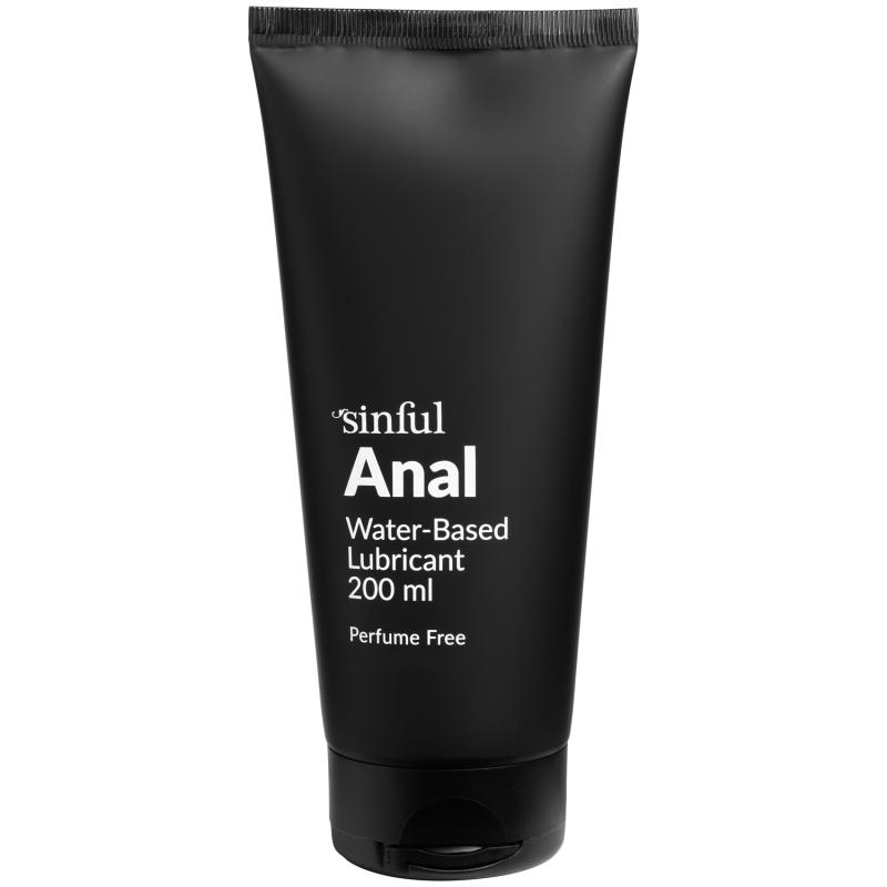 Sinful Anal Vandbaseret Glidecreme 200 Ml - Klar