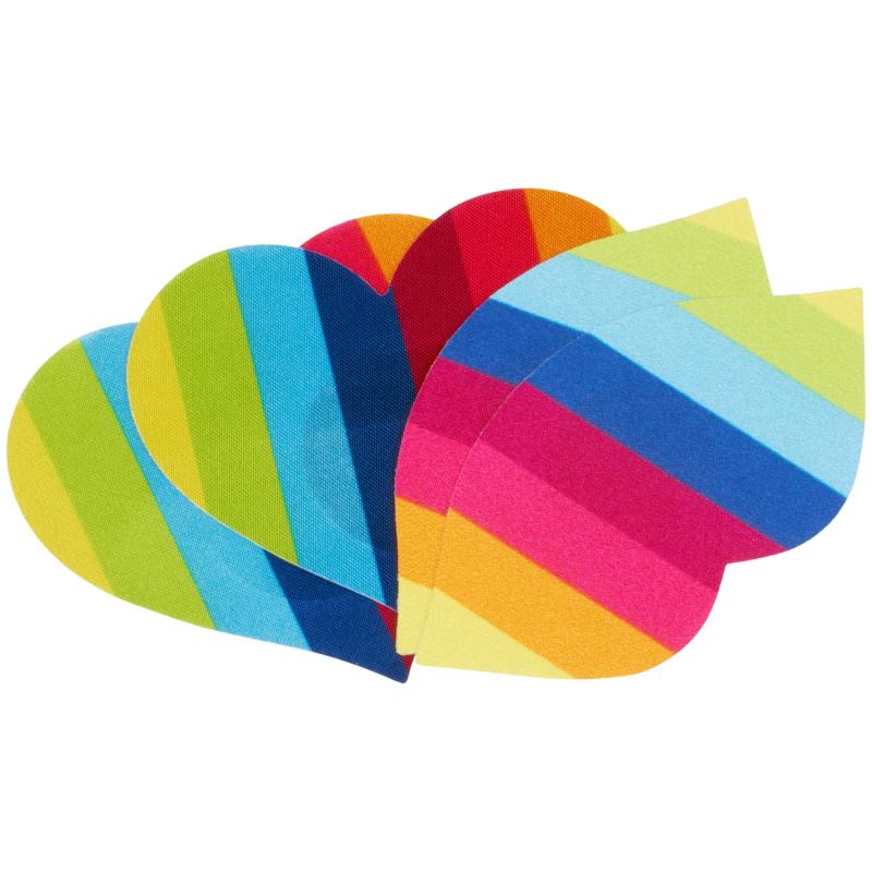 Nipplicious Regnbue Nipple Stickers 4 Stk - Mixed Colours