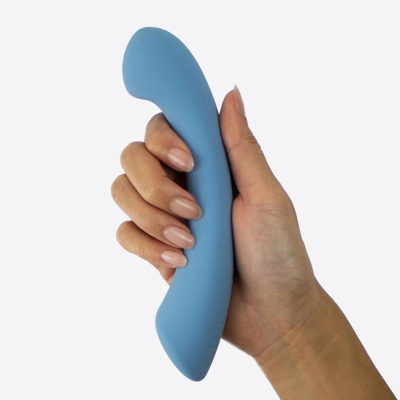 Amina Wavey G-punkts Vibrator - Blå Tilbud!