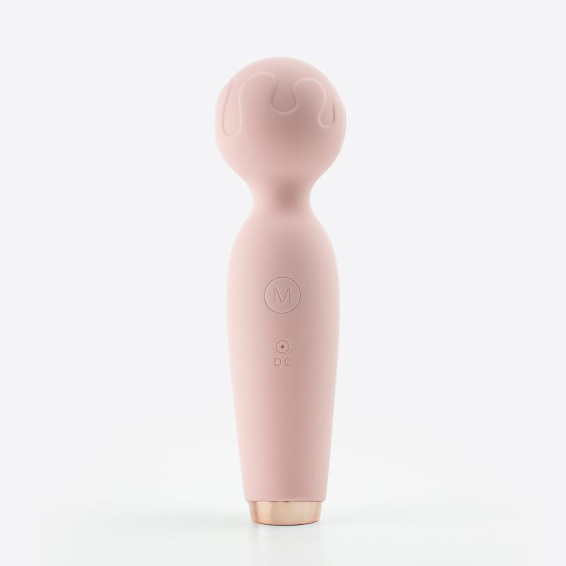 Amina Pink Genopladelig Mini Vibrator - Stærk og Bærbar