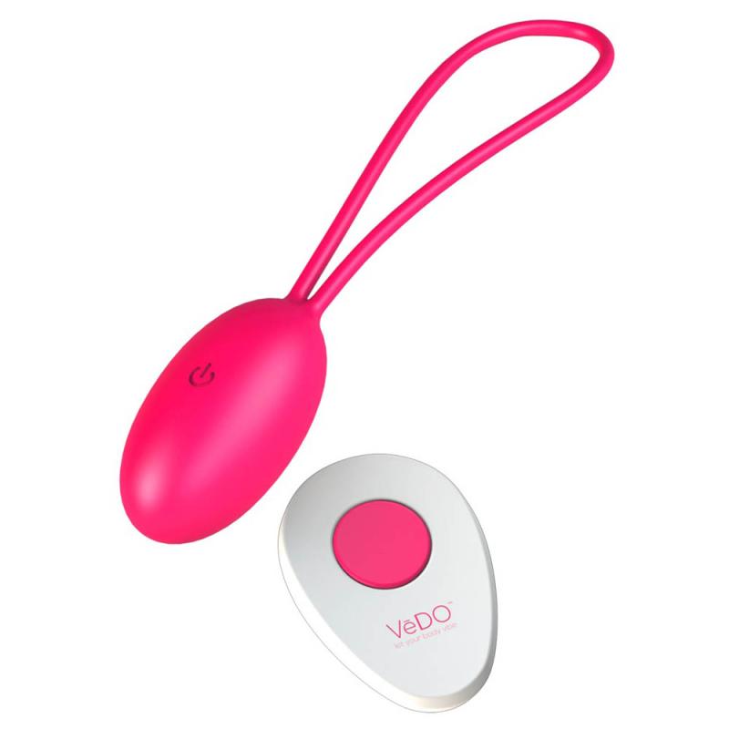 Vedo Peach Vibratoræg med Fjernbetjening - Pink Nydelse