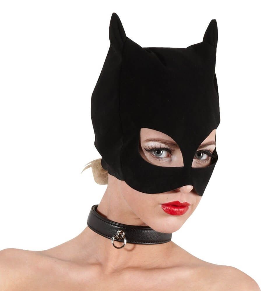 Bad Kitty - Sort Kattemaske til Fantasifulde Rollespil