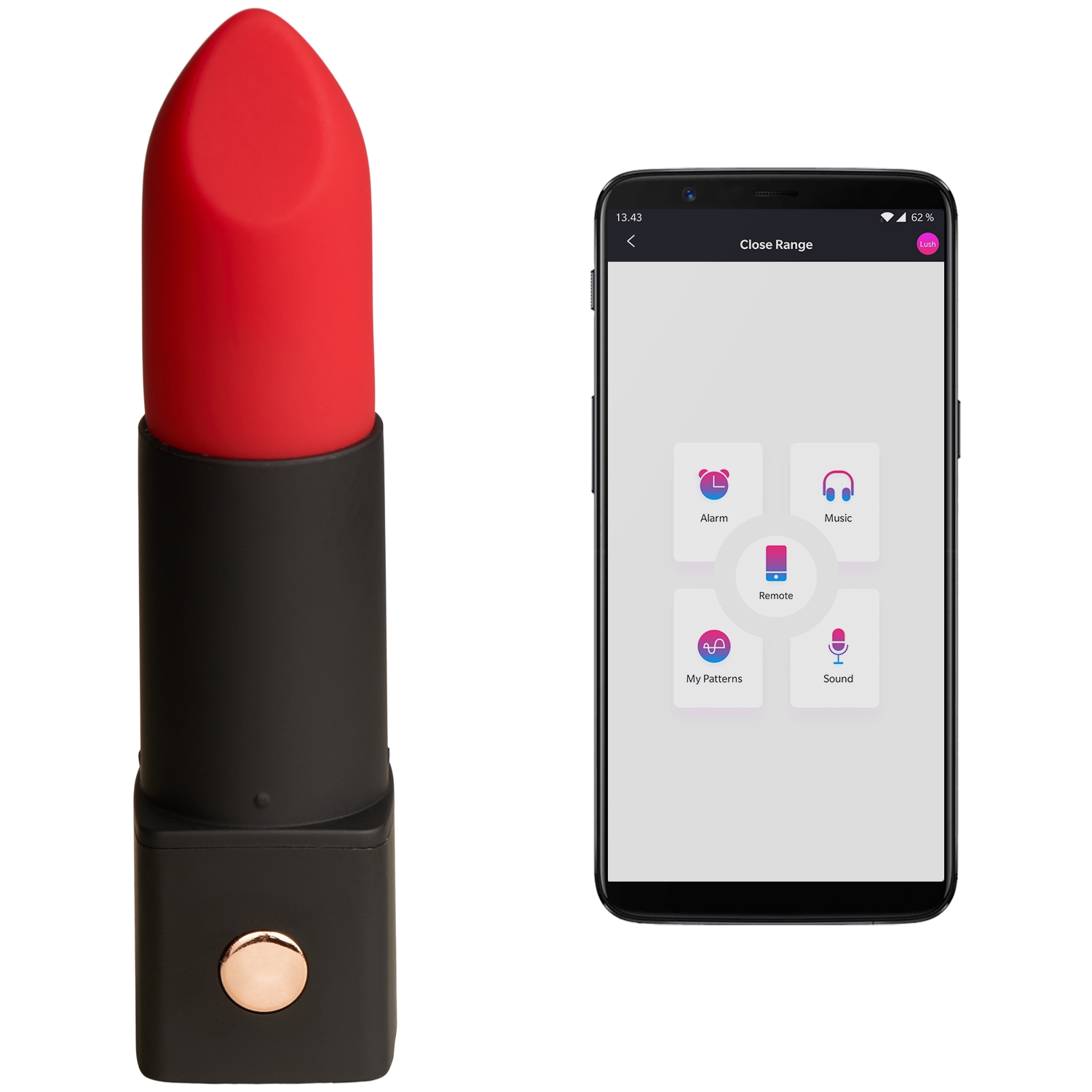 Lovense Exomoon Mini Læbestift Vibrator - Flere Farver