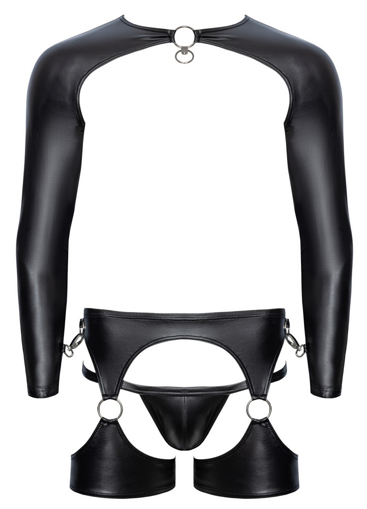 3-delt Kinky Sæt fra Svenjoyment - Fængslende Bondage Look
